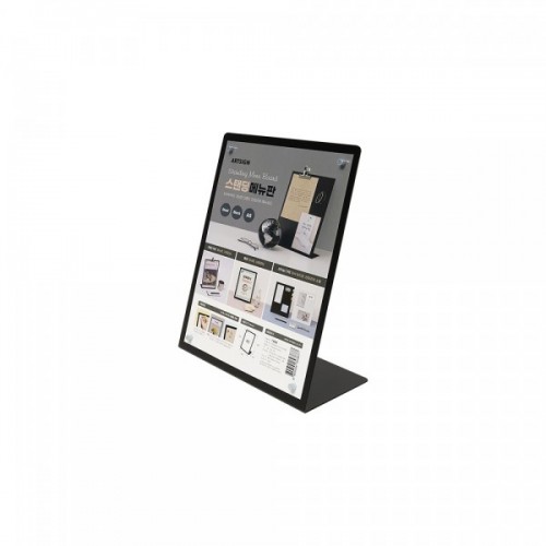 스탠딩메뉴판A5(L자/검정)_1444