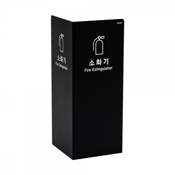 소화기커버(철재/2면/검정)_1551